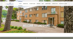 Desktop Screenshot of lakeshorepointeapts.com