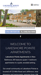 Mobile Screenshot of lakeshorepointeapts.com